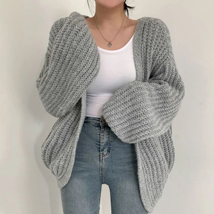 Oversize'owy kardigan