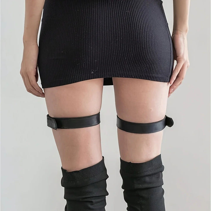 Skórzany harness na udo