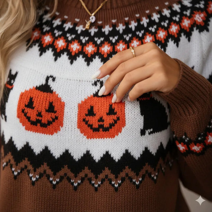 Sweter Halloweenowy