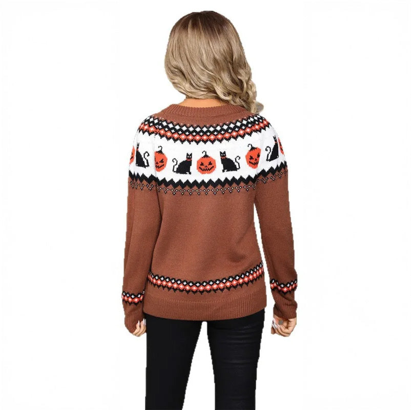 Sweter Halloweenowy