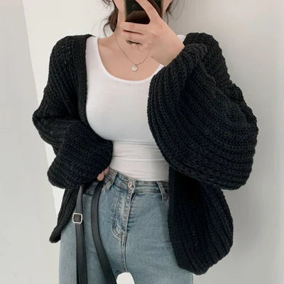 Oversize'owy kardigan