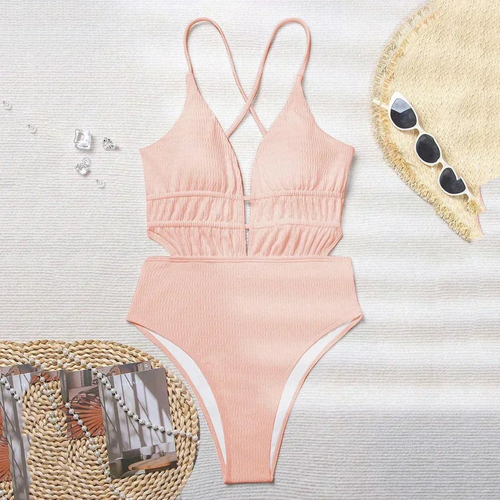 Monokini z paskami