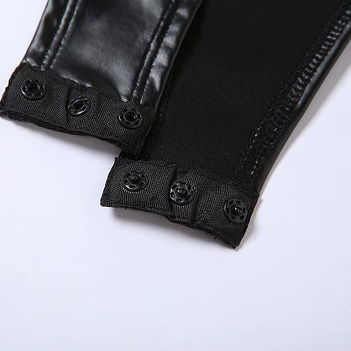 Body skórzane na ramiączkach