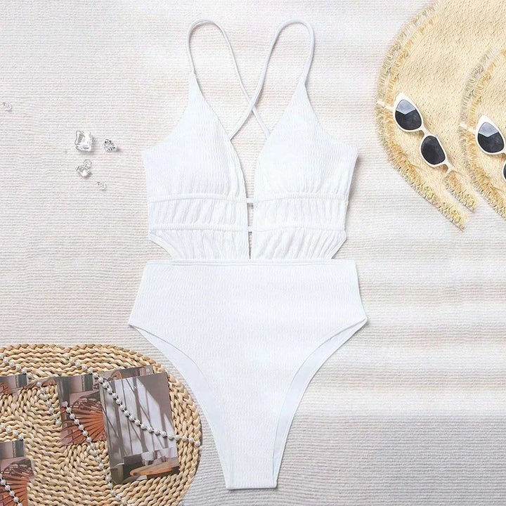 Monokini z paskami