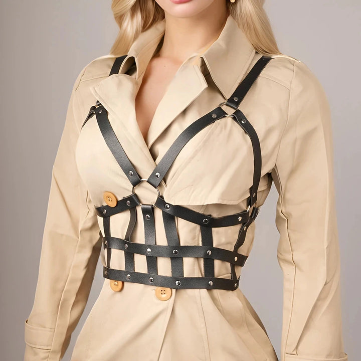 Harness damski z regulowanymi paskami