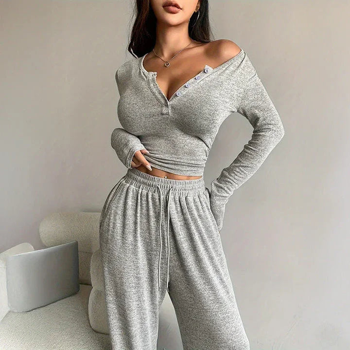 Komplet domowy z długim rękawem - Provoness