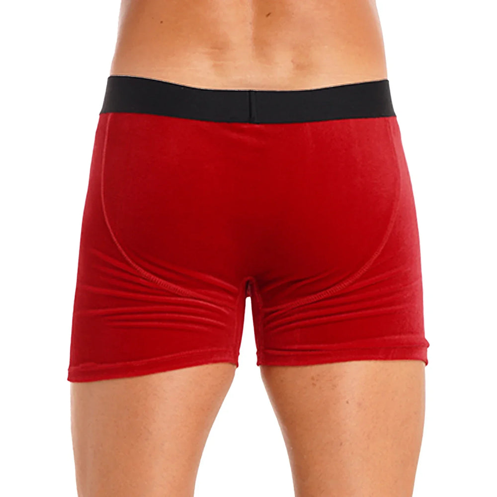 Czerwone bokserki z ozdobną kokardą Bokserki - Provoness