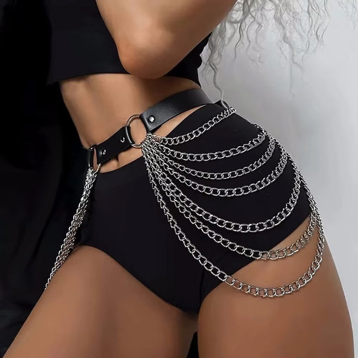 Harness spódniczka z łańcuchami