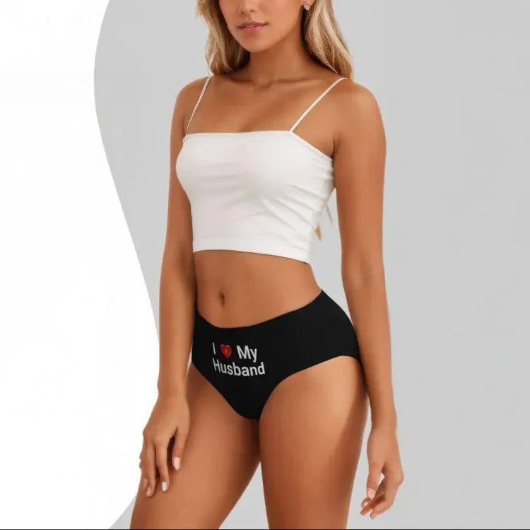 Czarne majtki z napisem Figi - Provoness