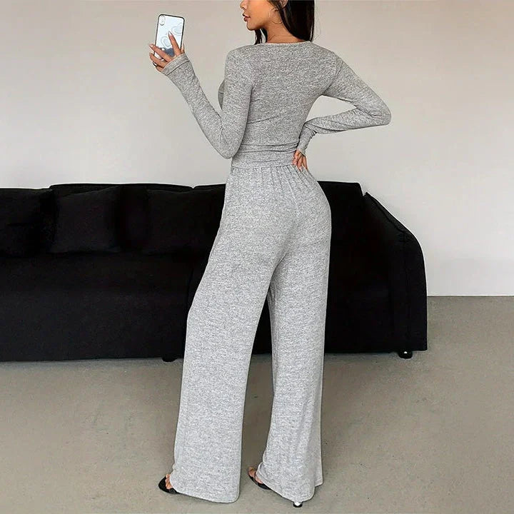 Komplet domowy z długim rękawem - Provoness