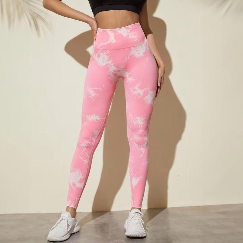 Legginsy sportowe marmurkowe