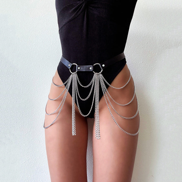 Harness dolny z łańcuszkami